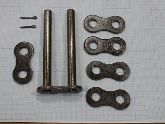 Звено трехрядной цепи CAN-AM 32B-3CCL соединительное connecting links BS DIN8187