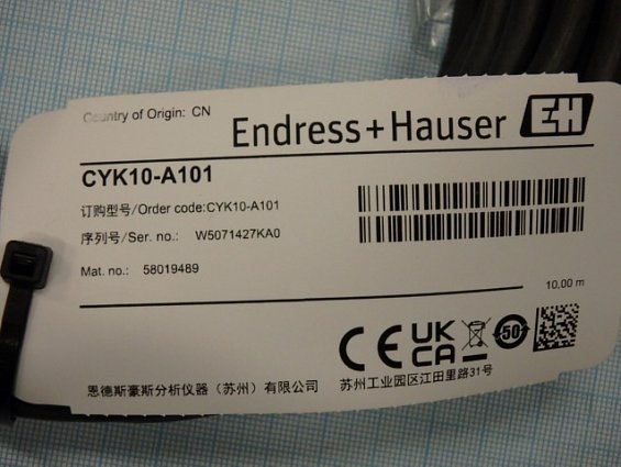 Кабель Endress+Hauser CYK10-A101 10m