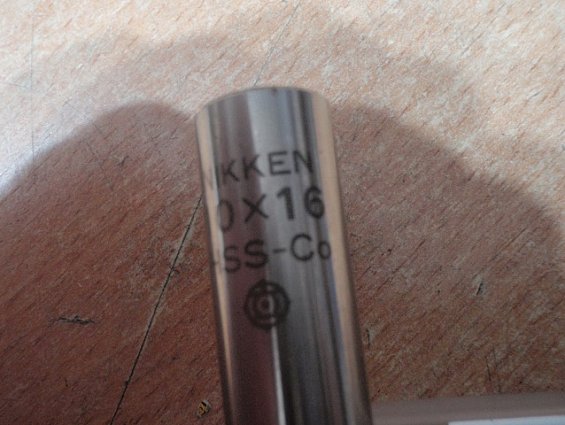 Фреза концевая центрорежущая NIKKEN CC10-16 centering endmill chamfering & centering tool