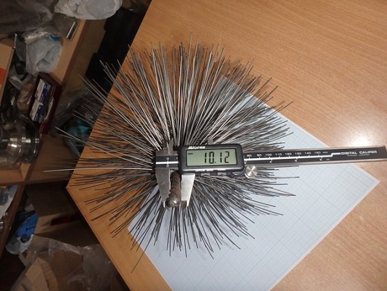 Щетка-ерш стальной Д270х160х300х4.0х1.0мм D270х160х300х4.0х1.0mm диаметр-Ф270мм