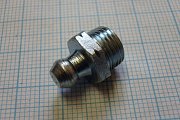 Пресс-масленка коническая оцинкованная H1 G1/8" VZ-SK-SW 11 прямая закаленная шестигранная головка