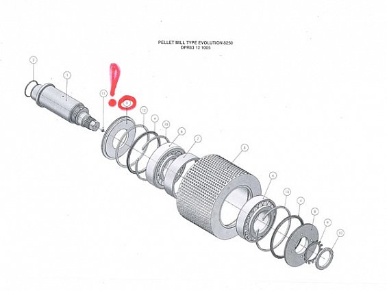 Крышка нижняя EVOLUTION 50003789 Couvercle inferieur без резьбы ролика