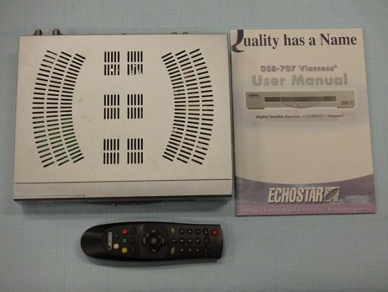 Ресивер цифровой спутниковый ECHOSTAR DSB-707 VIACCESS с пультом дистанц. управления БУ
