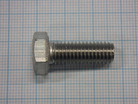 Болт М8х22 A2-70 DIN933 ГОСТ7798 ГОСТ7805-70 ISO4017 из нержавеющей стали c шестигранной головкой