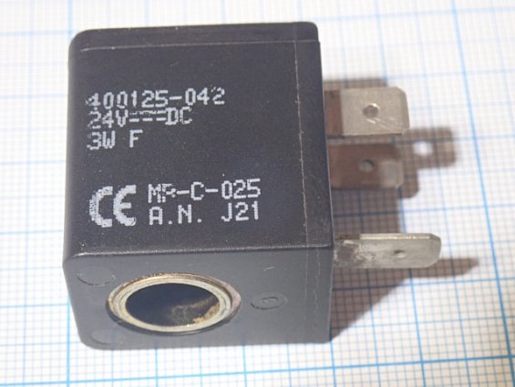 Соленоид ASCO SCG551A001MS катушка электромагнитная 24VDC 3W 400125-042 -25...+60С IP65 2005г MADE I