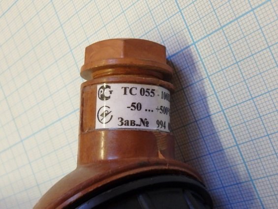 Термопреобразователь сопротивления ТС055-100П.В4.120 аналог ТСП 0193 02 120 100 4В