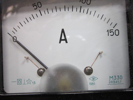 Амперметр М 330 пр.изм.0-150А кл.т.1,5.120х120х67 1981г.в.ГОСТ8711-60