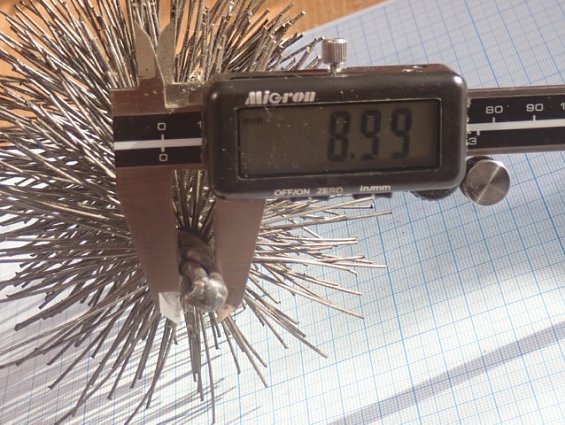 Щетка-ерш стальной Д105х110х170х4.0х0.9мм D105х110х170х4.0х0.9mm диаметр-Ф105мм длина ворса-110мм дл