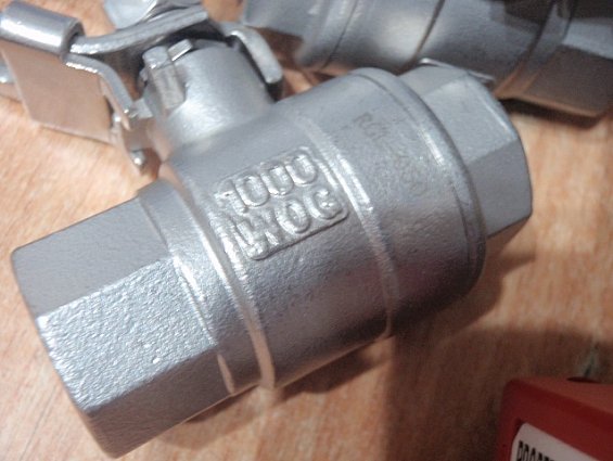 Кран шаровый муфтовый Regel RGL-050 DN15 1/2" G1/2 PN64 AISI316 -30+230С