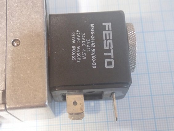 Электропневмораспределитель FESTO MFH-3-1/4-S-EX 535901 MSFG-24/42-50/60-0D 34411 24VDC 4.5W 42VAC