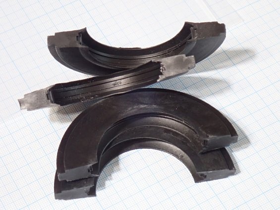 Уплотнение корпуса TSNG611 комплект из четырех резиновых вкладышей