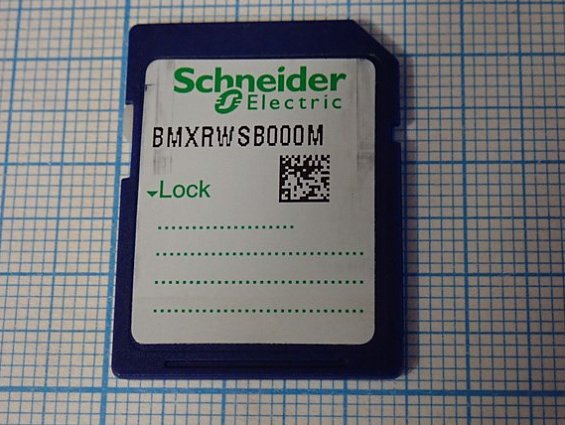 Карта памяти Schneider Electric BMXRWSB000M бывшая в употреблении