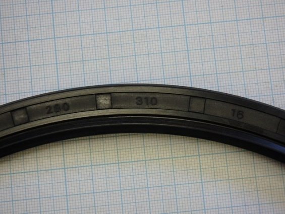 Манжета 280х310х16-2.2 tc-280-310-16 NBR армированная резиновая сальник ГОСТ8752-79