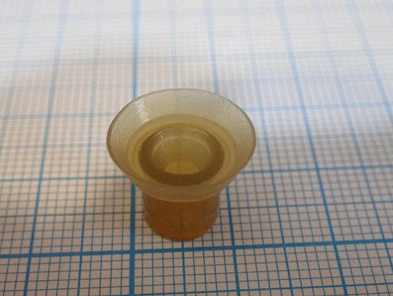 Держатель пакетов вакуумный диаметр Ф13мм присоска цвет желтый итальянской упаковочной машины