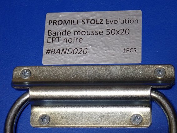 Уплотнение главной двери-крышки Evolution #BAND020 Bande mousse 50х20 EPT noire пресс гранулятора Pr