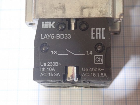 Переключатель iek LAY5-BD33 BSW60-BD-3-K02