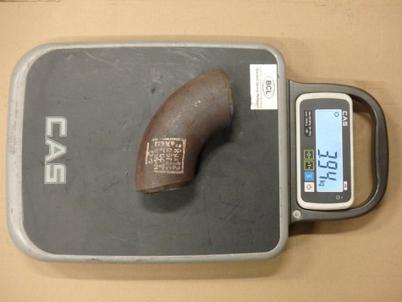 Отвод стальной крутоизогнутый 90гр 89х12мм диаметр наружный Ф89мм толстостенный