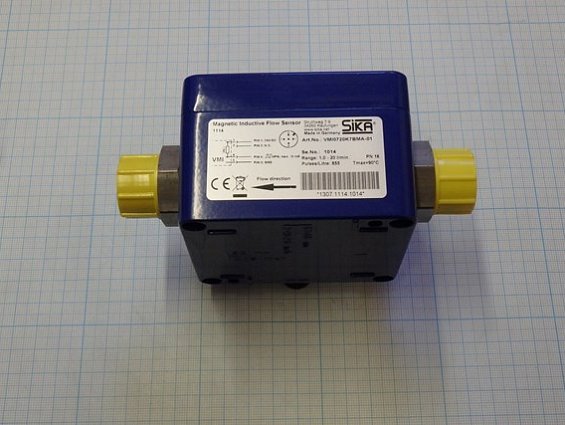 Магнитно-индуктивный датчик потока Sika VMI0720KBMA-01 magnetic inductive Flow Sensor Range-1.0-20l/