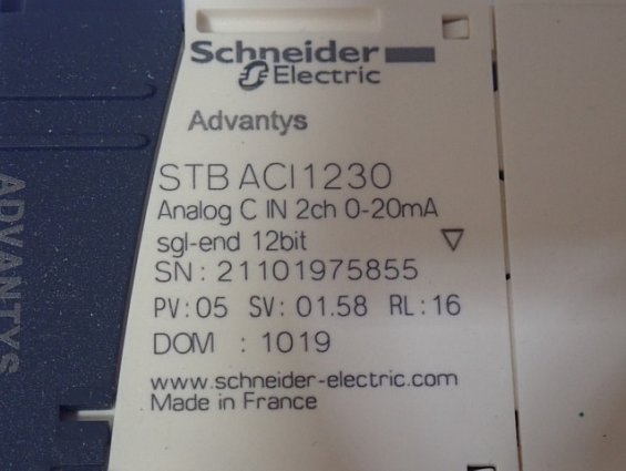 Модуль Schneider Electric STBACI1230K 394839 Made in France