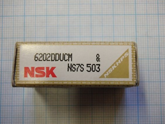 Подшипник NSK 6202DDUCM JAPAN закрытый с обеих сторон