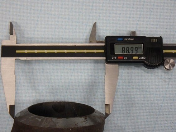 Отвод стальной крутоизогнутый 90гр 89х12мм диаметр наружный Ф89мм толстостенный