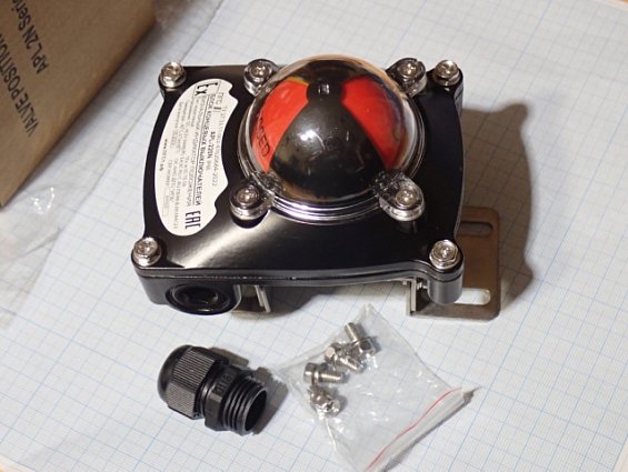 Блок концевых выключателей ПГС APL-220N IP66 визуальный индикатор положения индуктивный 1Ex ia IIC T