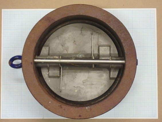 Клапан обратный DN200 PN10 AMRI KSB C2G0403G6 K 1B межфланцевый двухстворчатый