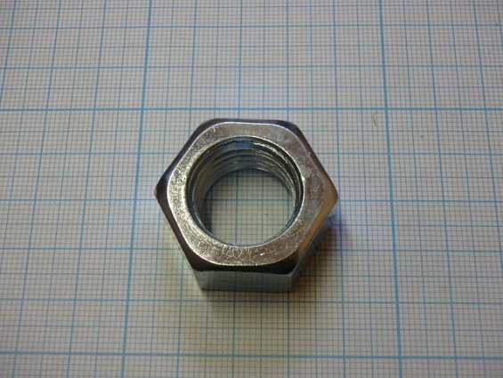 Гайка М20 стальная шестигранная высокопрочная оцинкованная ГОСТ 5927 Кл.8,8