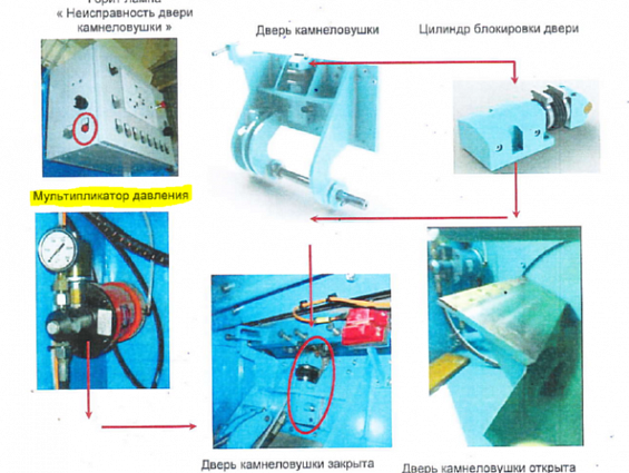Мультипликатор давления поз.P барабанной свеклорезки Maguin DRUM BEET SLICER TYPE:2000-600-60 Spence