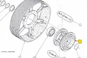 Центральная ступица EVOLUTION ART50003738 APR 25 0303 Moyeu central гранулятора PROMILL STOLZ PRESSE