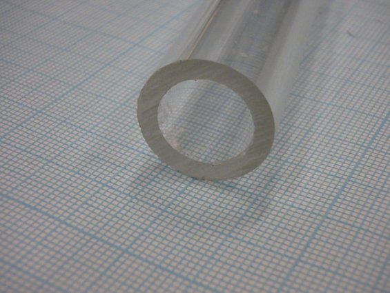 Труба прозрачная из оргстекла plexiglas xt 20/14/1000mm диаметр наружный Ф20мм диаметр внутренний Ф1