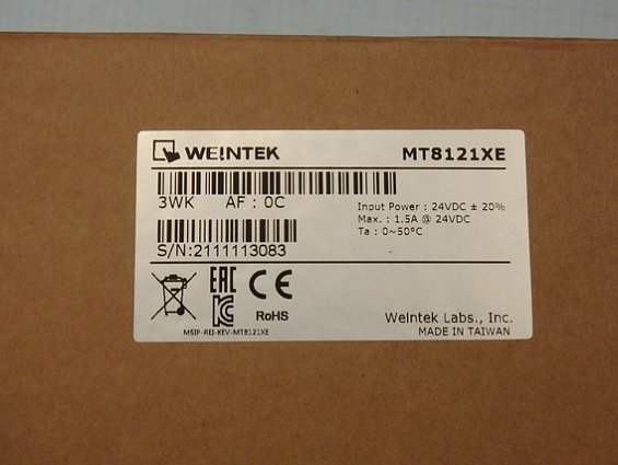 Панель оператора WEINTEK MT8121XE3 12.1 сенсорный дисплей диагональю 12.1" 1024х768,
