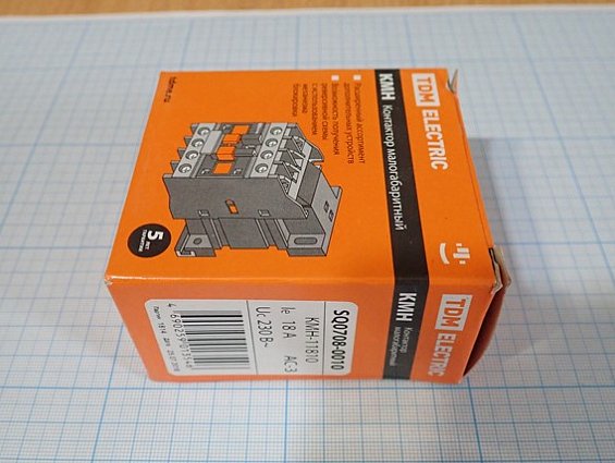 Контактор TDM КМН-11810 18А 230В АС-3 1НО SQ0708-0010