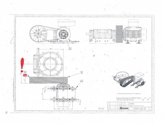 УЗКИЙ КЛИНОВЫЙ РЕМЕНЬ KAHL K7222-0643 KEILRIEMEN-SCHMAL