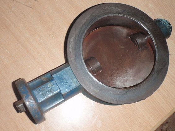 Затвор бывший в употреблении ПРУ-9 DN150 Ду150 Ру6 +150С