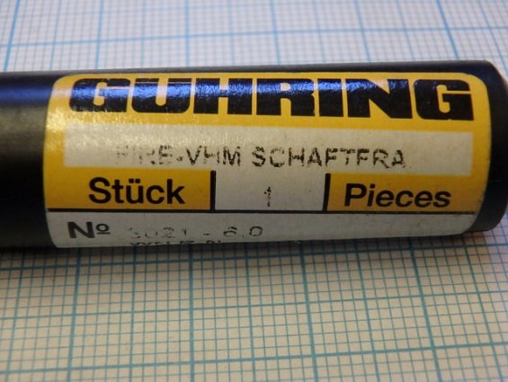Фреза guhring fire-vhm schaftfra №3021-6.0 6.0-30.0 r-n 30.0-35.5 k/p fire guehring 66941