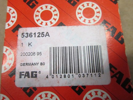 Подшипник упорный 536125A FAG