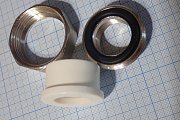 Муфта PRO AQUA PA20014 Ф25х3/4 PP-R полипропиленовая комбинированная разъемная с внутренней резьбой