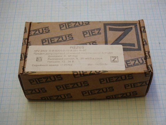 Преобразователь избыточного давления piezus apz-2422-G-b-6001-D-10-A-201-W-00 0...60bar 0.5%