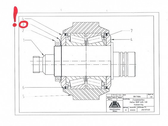 Шайба стопорная Munch RMP520/80 Sicherungsbleche оси ролика гранулятора древесных опилок