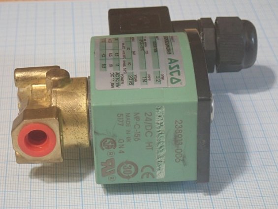 Электромагнитный соленоидный клапан ASCO E262K262S1N00H1 G1/4" 24VDC