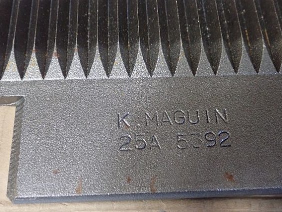 Нож барабанной свеклорезки Maguin DRUM BEET SLICER 2000-600-60 K.MAGUIN 25A 5392 200х89