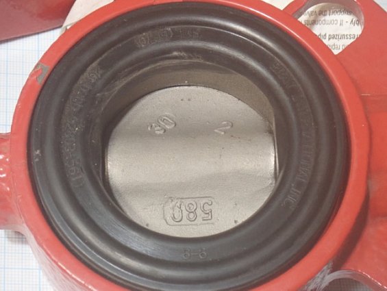 Затвор Bray S:30 DN50 PN10bar CF8M EPDM +120C 20-0200-92803-561 30-169-DN50 c ручкой