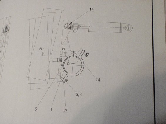 Скоба гидравлической системы HUDRAULIC SYSTEM CAP FL D580091 A276098