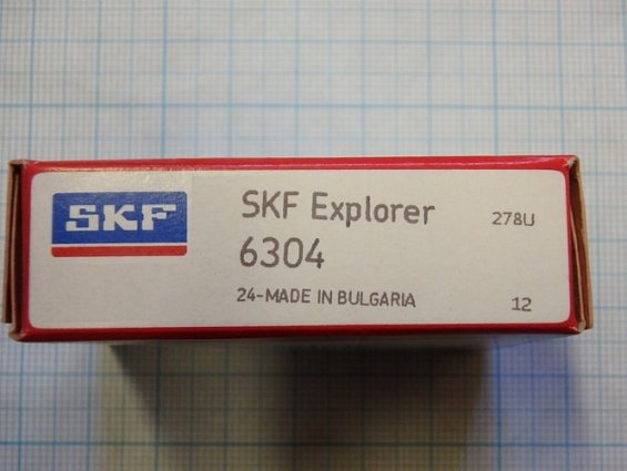 Подшипник SKF Explorer 6304 24-made in Bulgaria