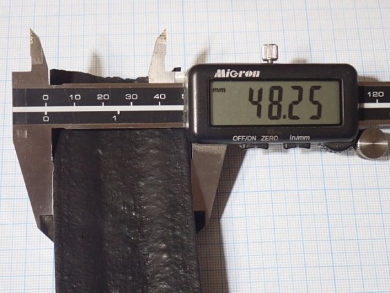 Шнур прокладка прямоугольного сечения ПРП-40.П-20х48.600 20х48мм резиновая пористая уплотняющая ГОСТ