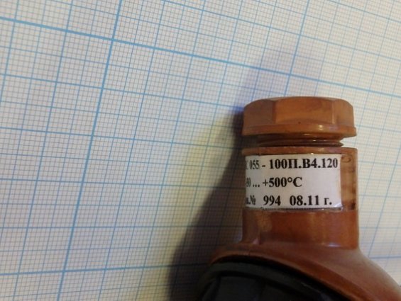 Термопреобразователь сопротивления ТС055-100П.В4.120 аналог ТСП 0193 02 120 100 4В