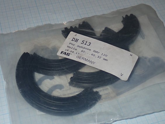 Уплотнение корпуса FAG DH513 Fur Gehause SNV120 Welle 60...60,32mm комплект из четырех резиновых вкл