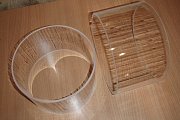 Труба кварцевая прозрачная ТК4 206х6х122мм диаметр наружный 206мм длина высота 122мм