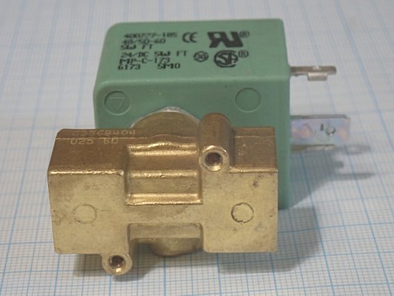 Электромагнитный клапан ASCO SGG256B470VMS 24VDC 5W 48/50-60 G1/4 0-12bar +115С WATER-OIL AIR E.D.10